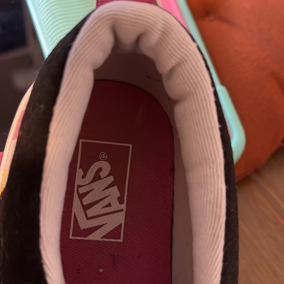 Vans Shoes Checkered Rainbow Slip On Shoes Size 6 - Picture 6 of 7